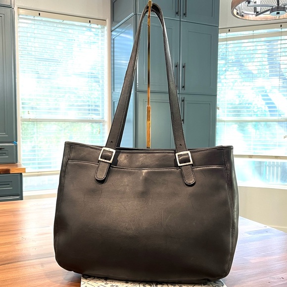 VINTAGE COACH CHELSEA TOTE, BLACK No. 6006 - Picture 6 of 15